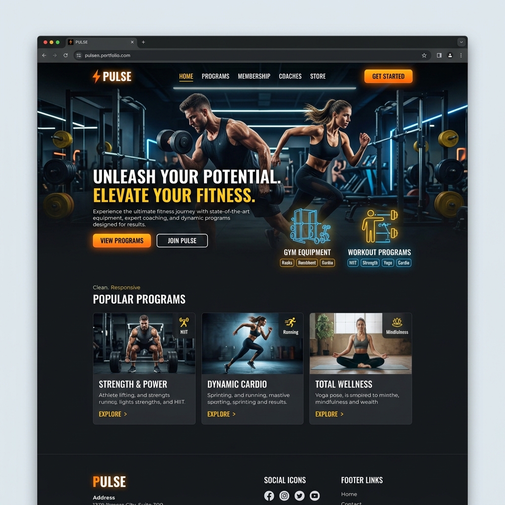 Scalable Fitness Gym Platform